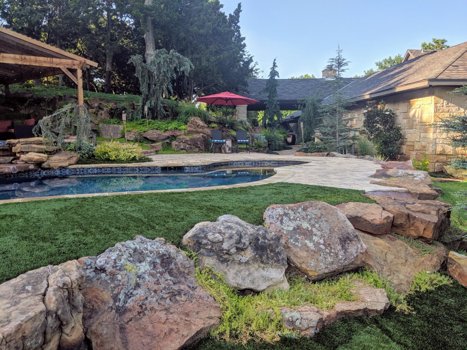 Orion Outdoor pool and landscape